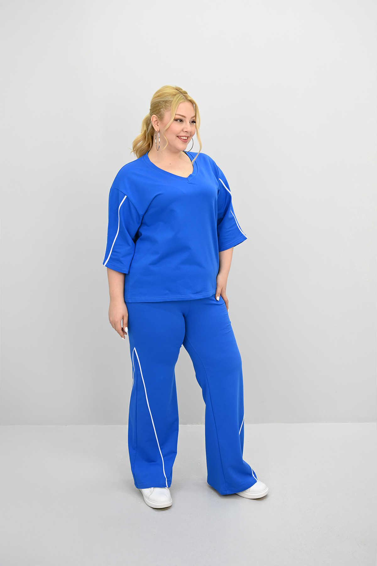 Dres damski duży rozmiar 8181