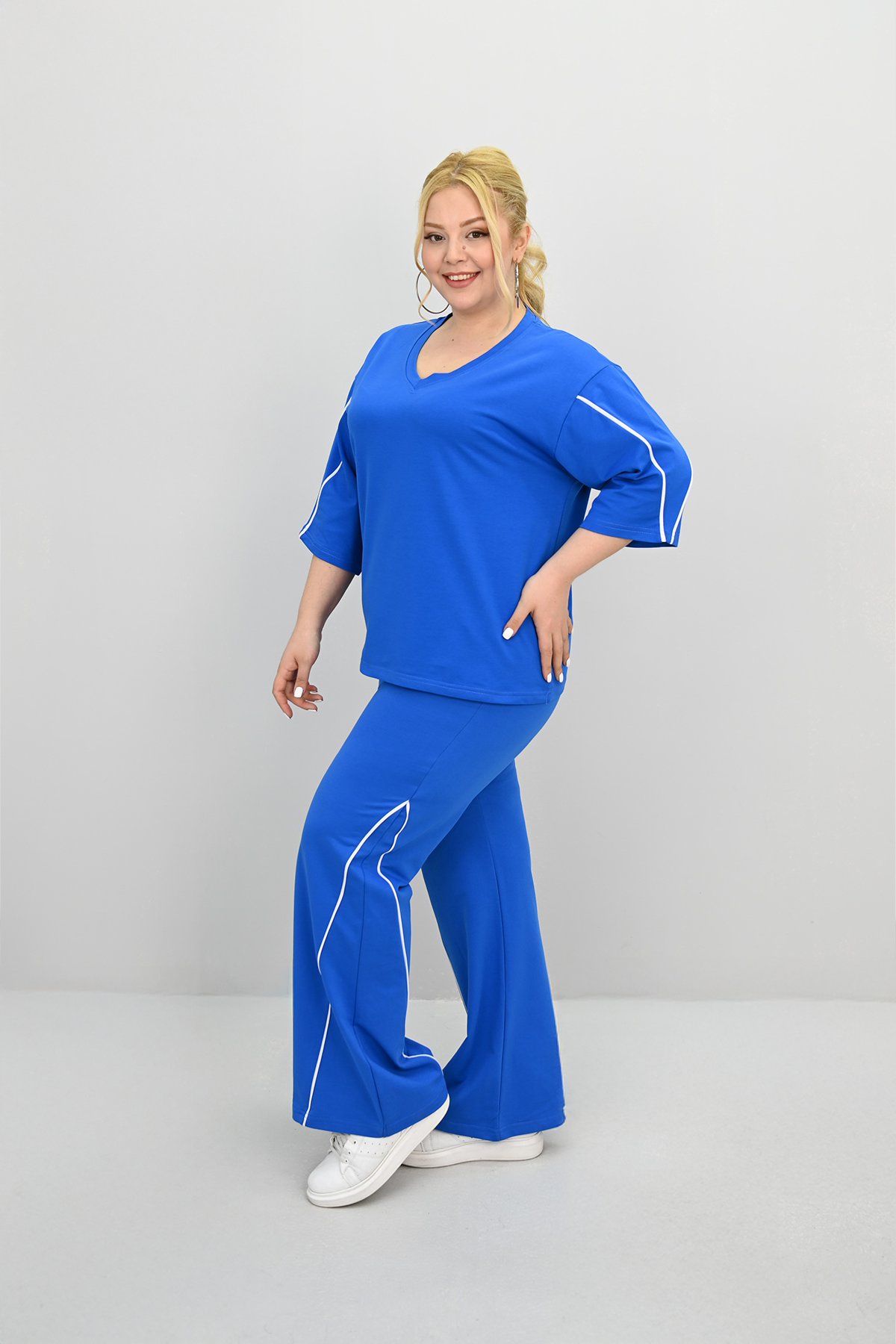 Dres damski duży rozmiar 8181