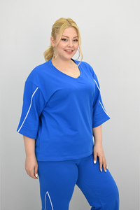 Dres damski duży rozmiar 8181