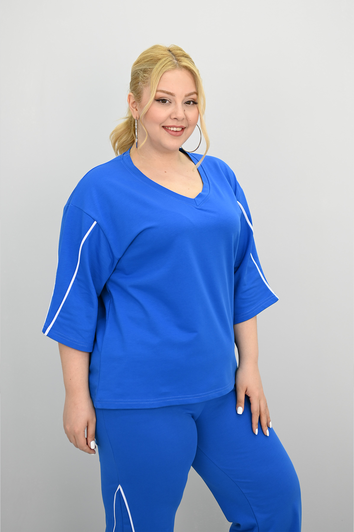 Dres damski duży rozmiar 8181