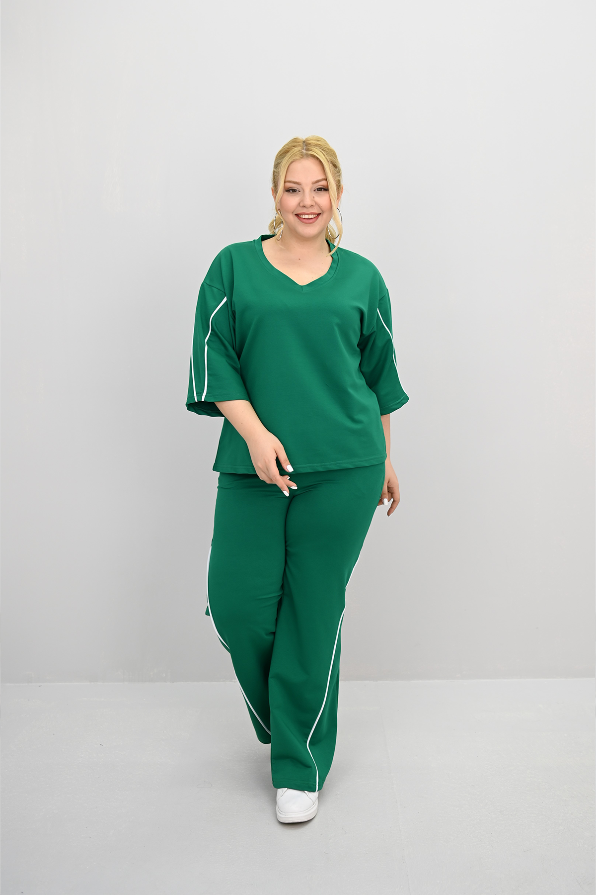 Dres damski duży rozmiar 8181