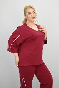 Dres damski duży rozmiar 8181