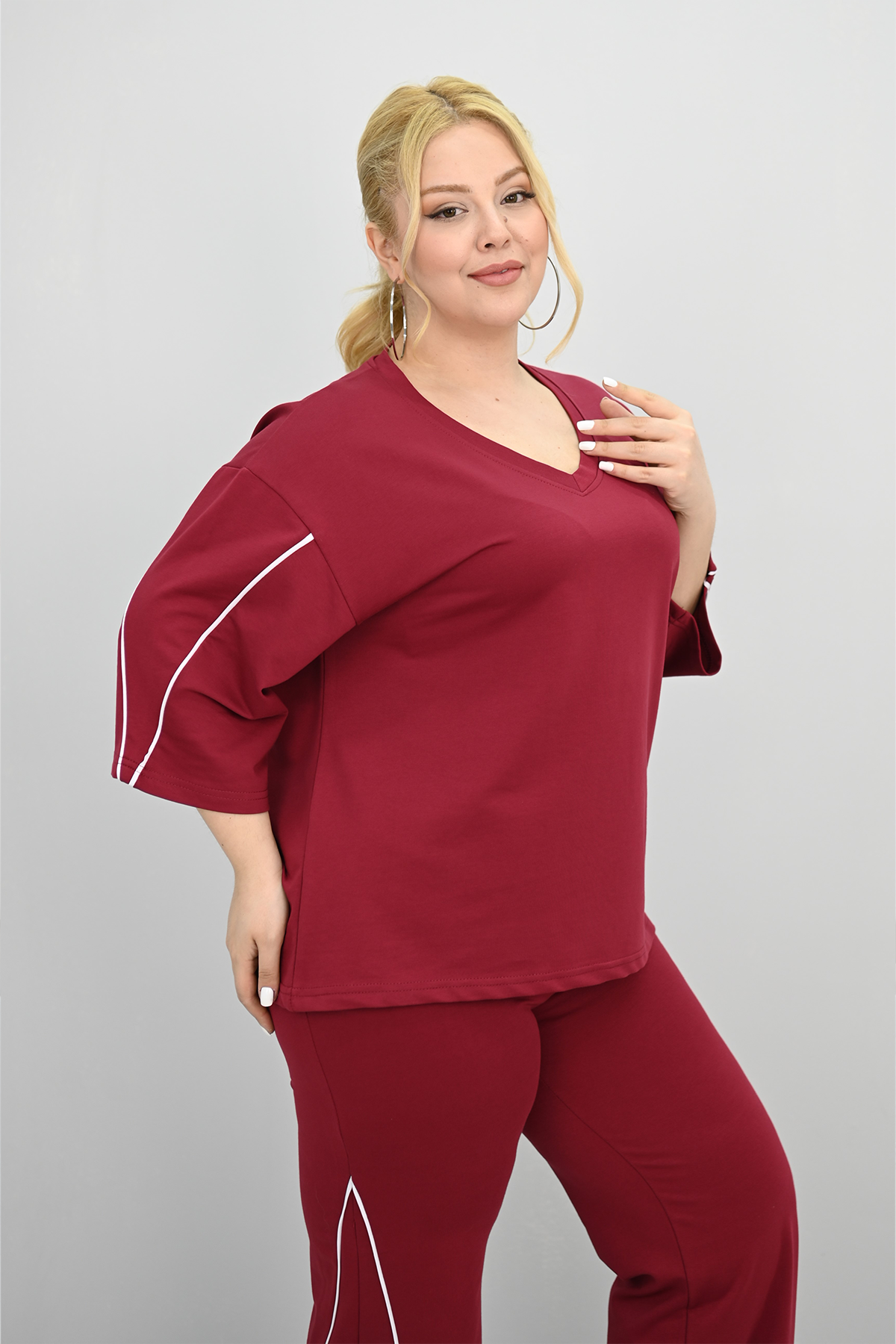 Dres damski duży rozmiar 8181