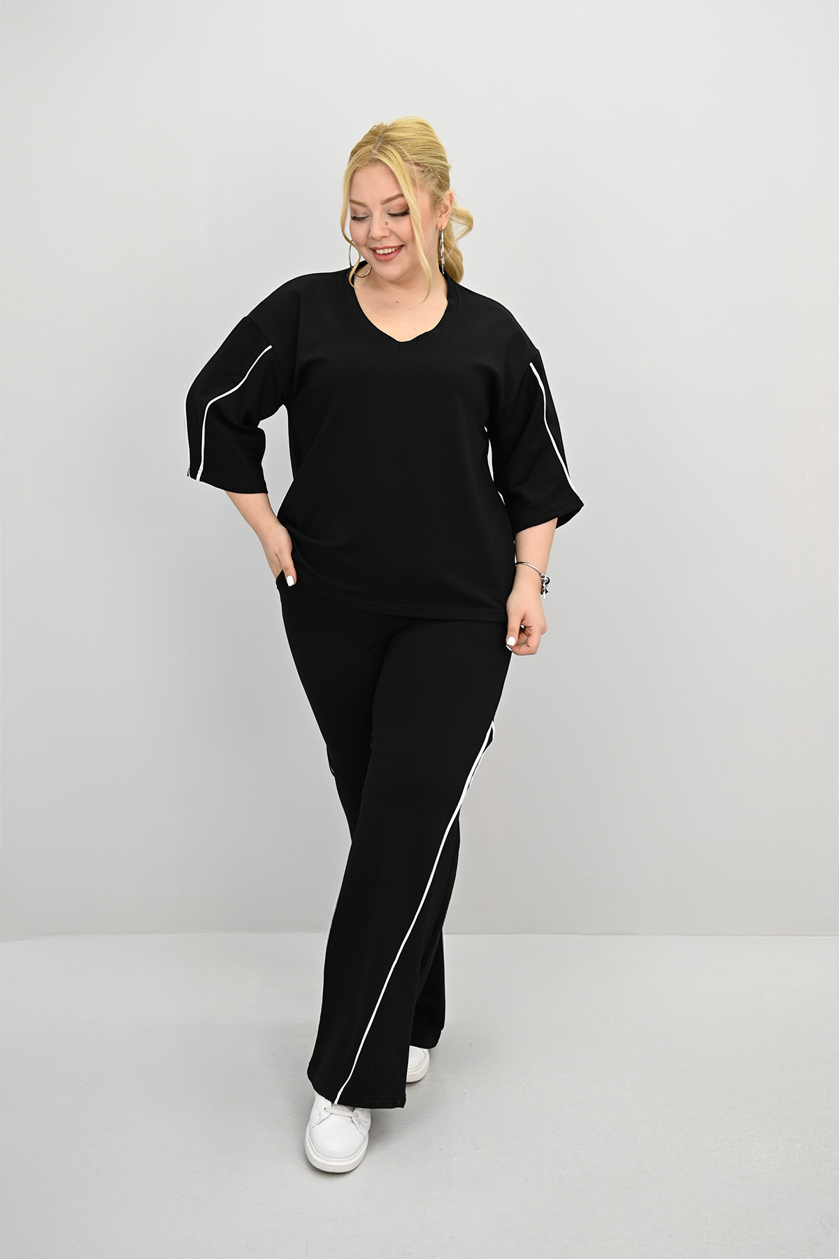 Dres damski duży rozmiar 8181