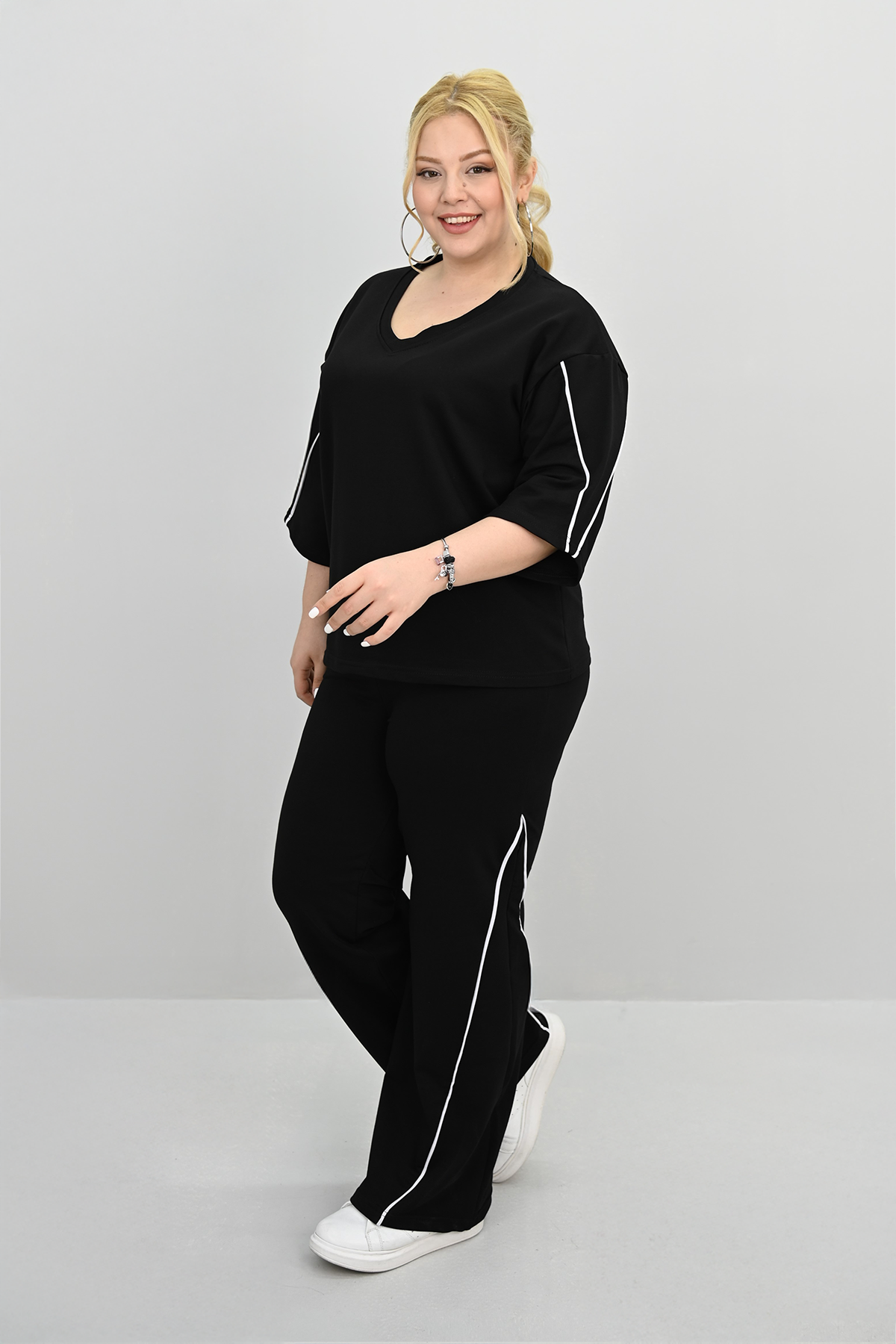 Dres damski duży rozmiar 8181