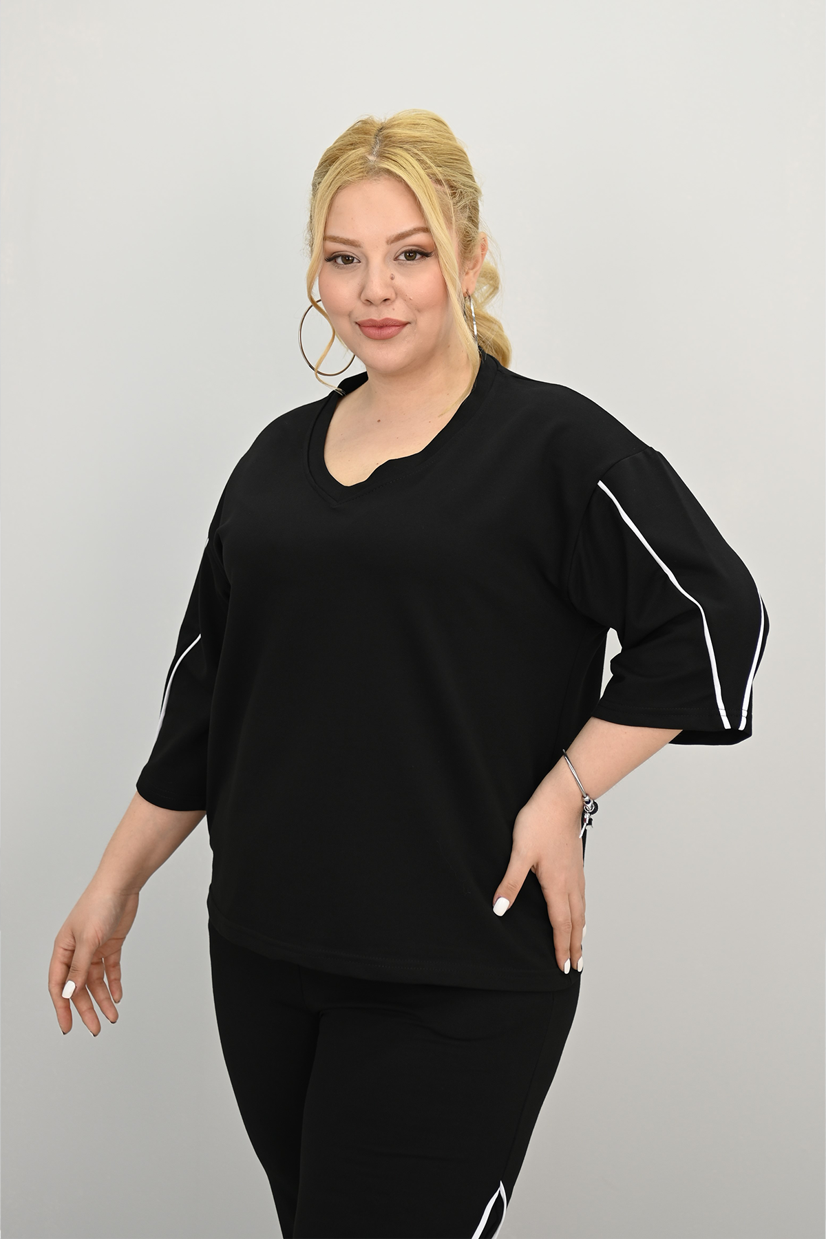 Dres damski duży rozmiar 8181