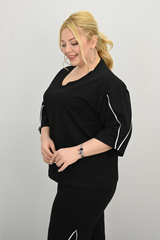 Dres damski duży rozmiar 8181