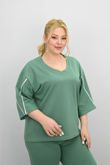 Dres damski duży rozmiar 8181