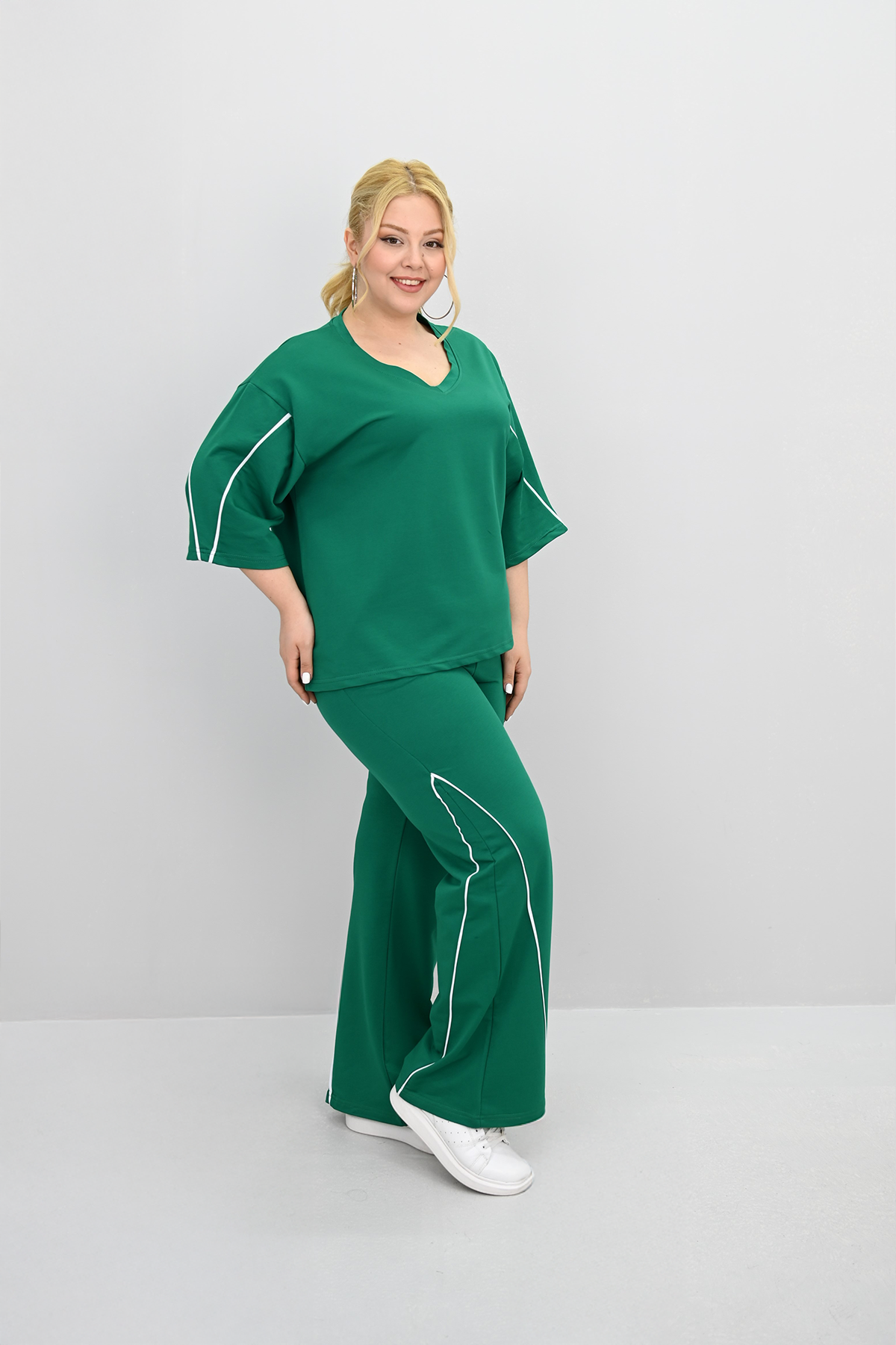 Dres damski duży rozmiar 8181