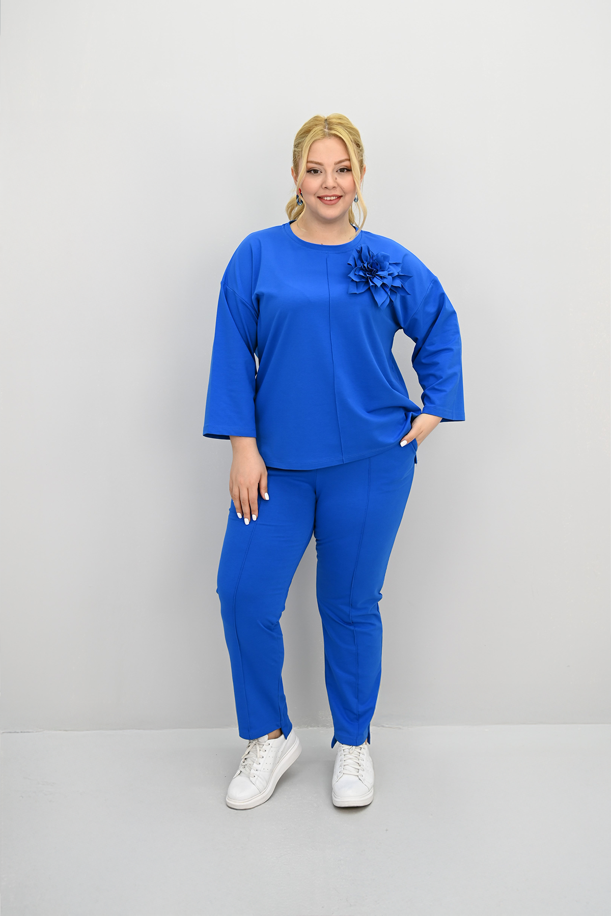 Dres damski duży rozmiar 8182