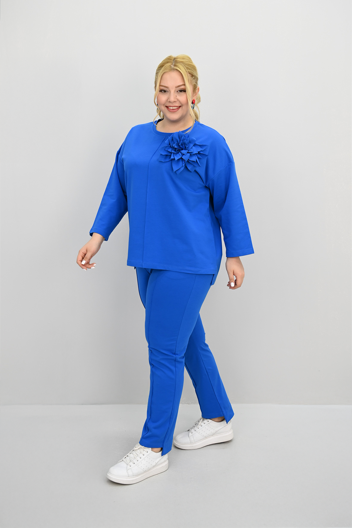 Dres damski duży rozmiar 8182