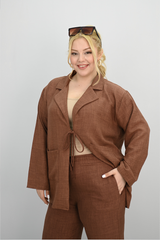 Dres damski duży rozmiar 8195