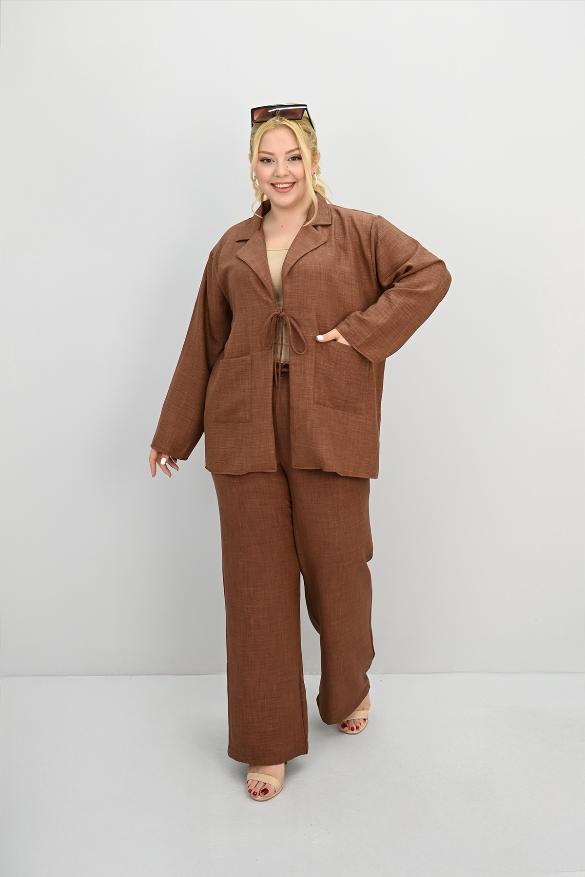 Dres damski duży rozmiar 8195