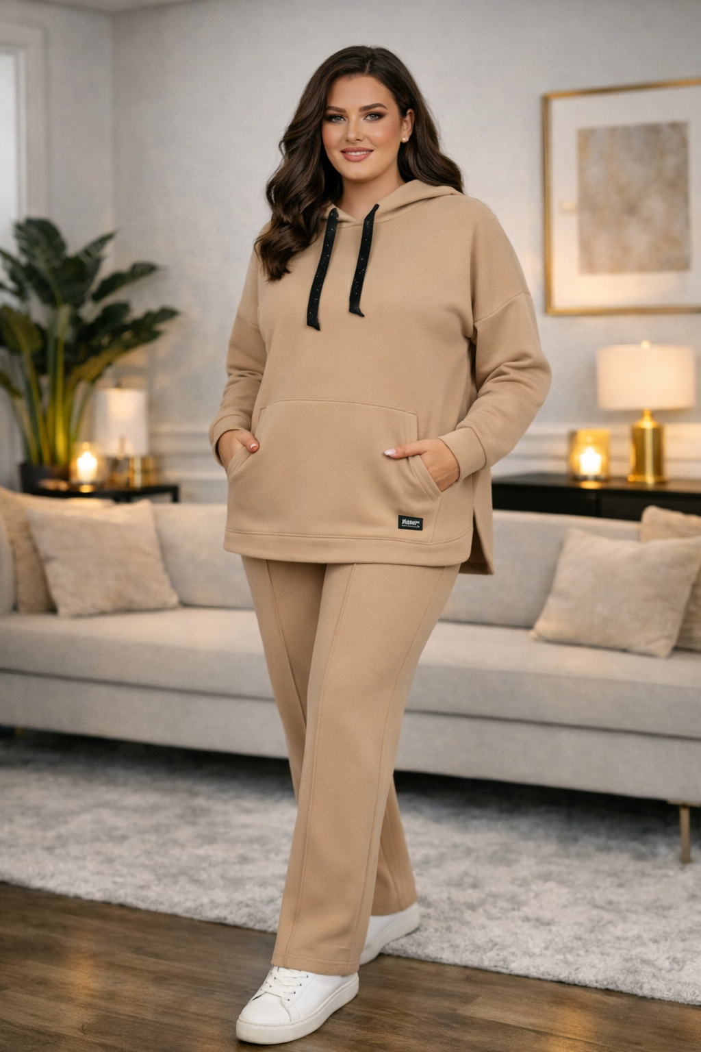 Dres damski duży rozmiar 8182