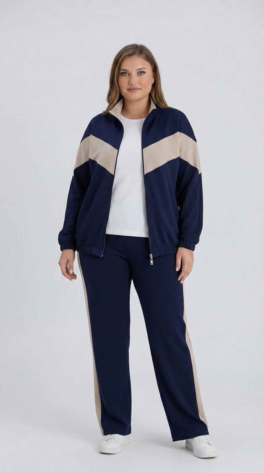 Dres damski duży rozmiar 8182