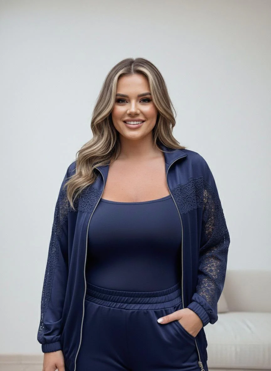 Dres damski duży rozmiar 8182