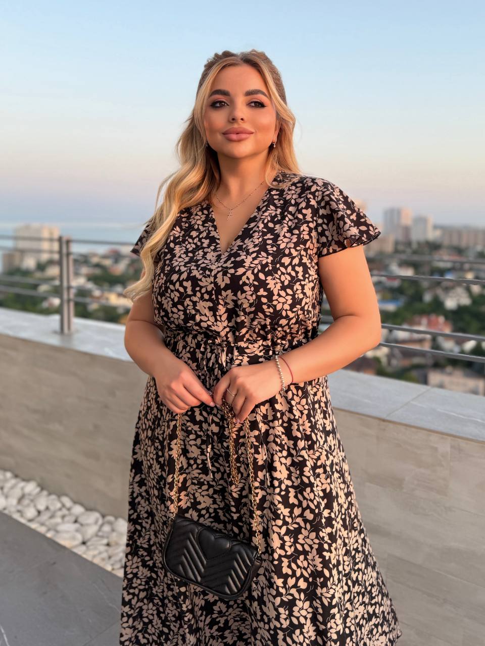 Sukienka damska plus size 822