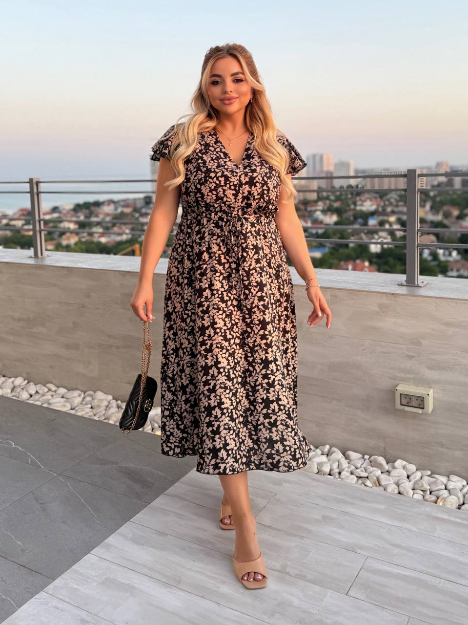 Sukienka damska plus size 822