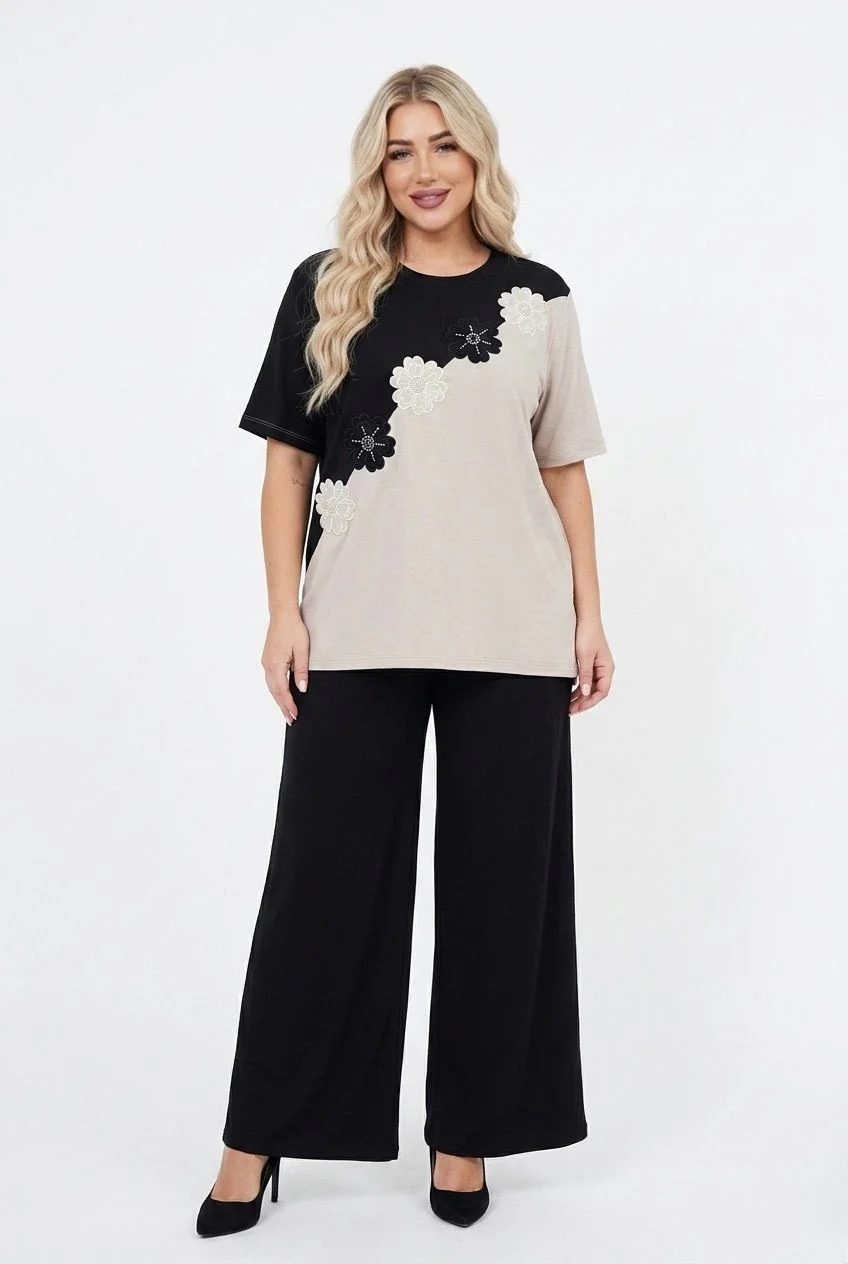 Dres damski duży rozmiar 8182