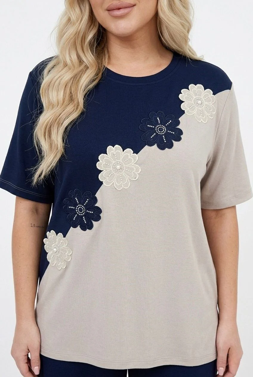 Dres damski duży rozmiar 8182