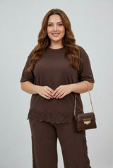 Dres damski duży rozmiar 8182