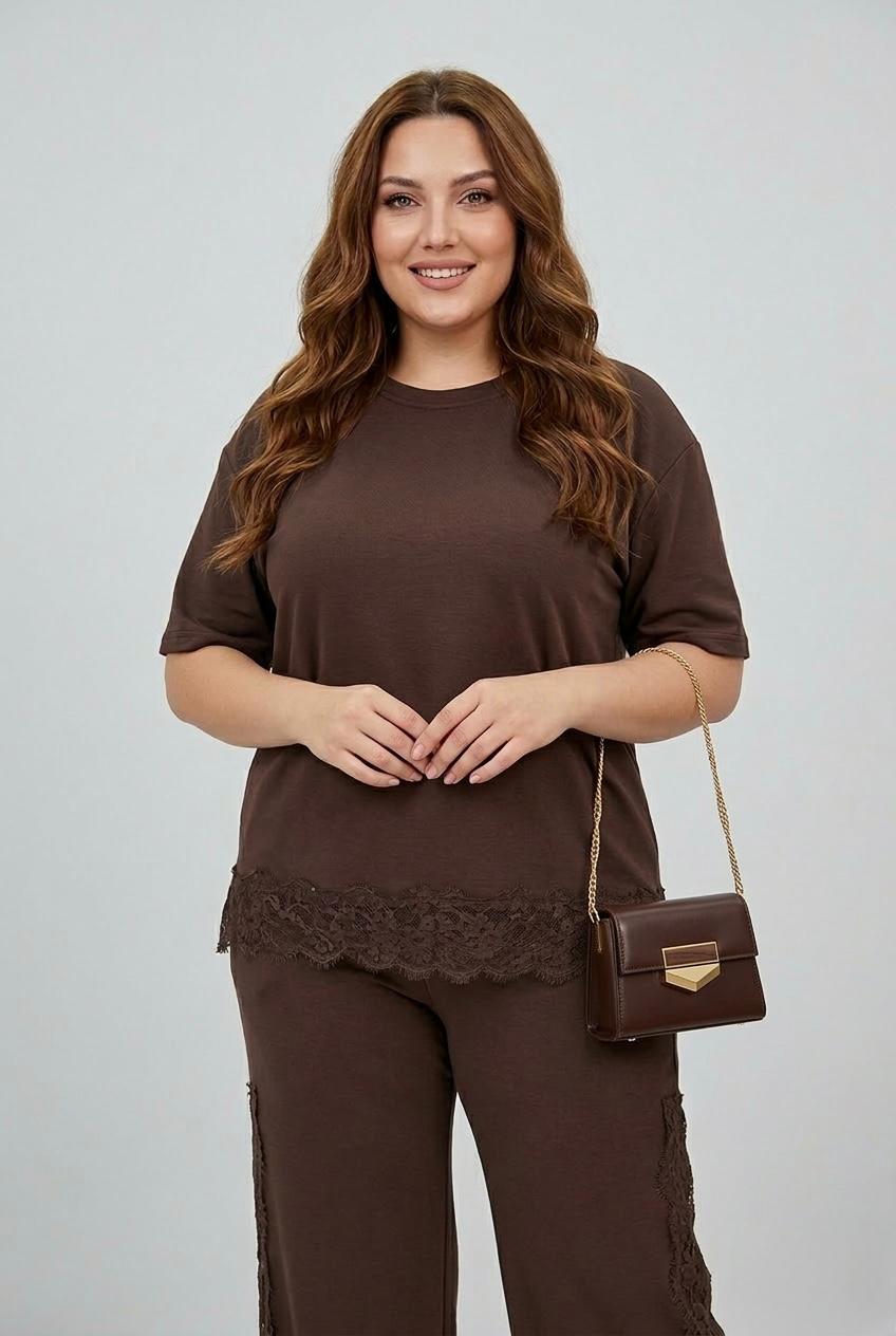 Dres damski duży rozmiar 8182