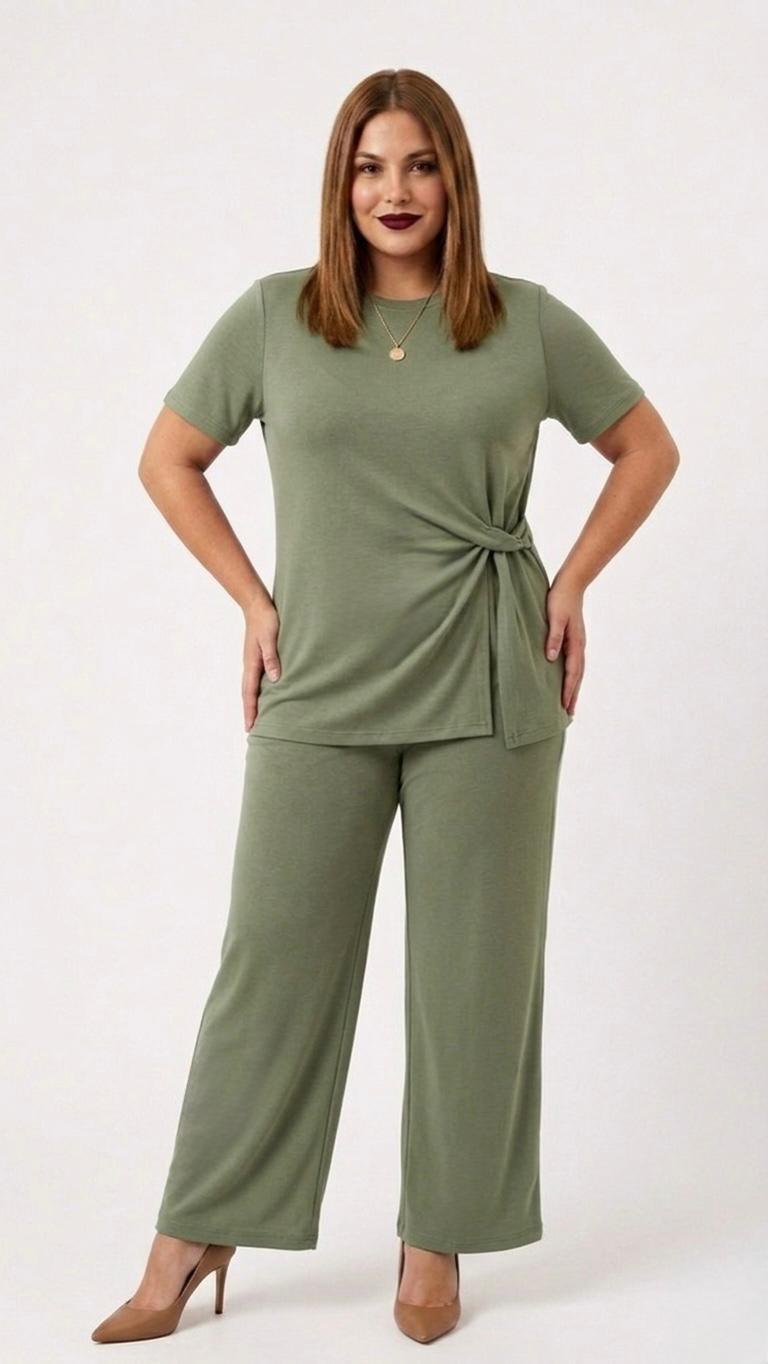 Dres damski duży rozmiar 8182