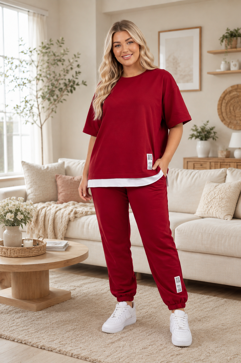 Dres damski duży rozmiar 8182