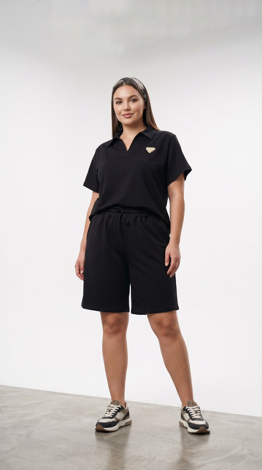 Dres damski duży rozmiar 8182