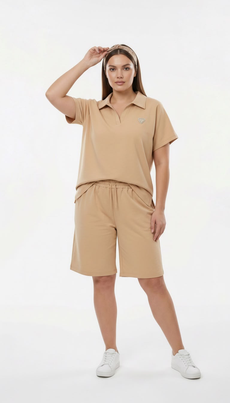 Dres damski duży rozmiar 8182