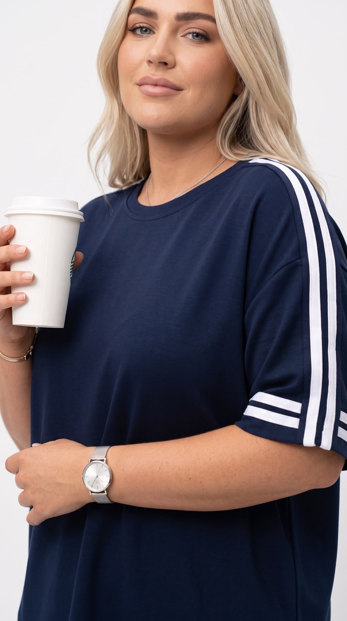 Dres damski duży rozmiar 8182