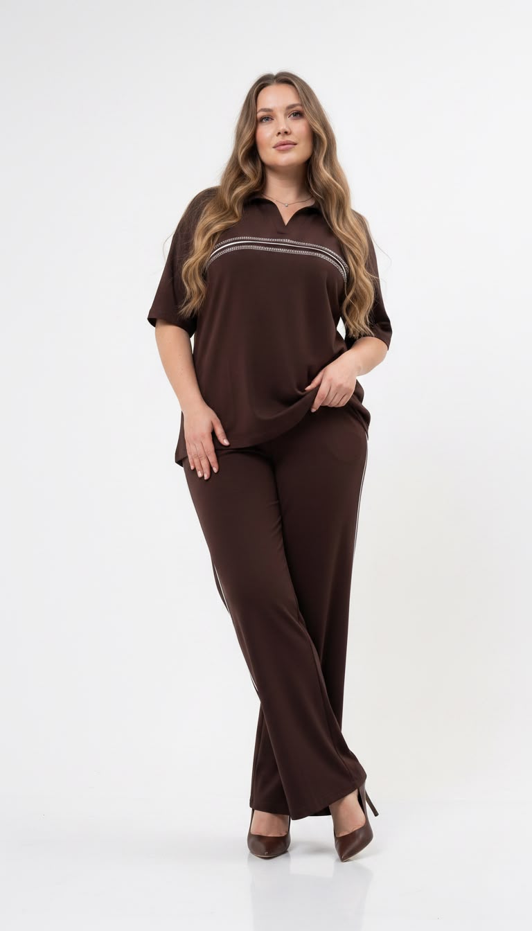 Dres damski duży rozmiar 8182