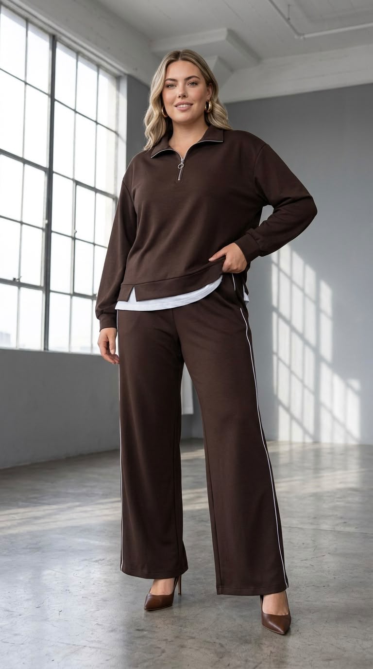 Dres damski duży rozmiar 8182