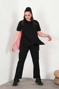 Dres damski duży rozmiar 9653