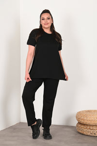 Dres damski duży rozmiar 9653