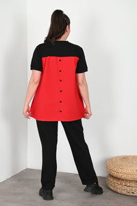 Dres damski duży rozmiar 9653