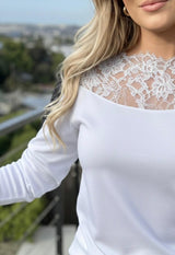 Bluzka koronkowa damska w dużym rozmiarze 1449-23