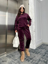 Dres damski plus size z aksamitu 8072