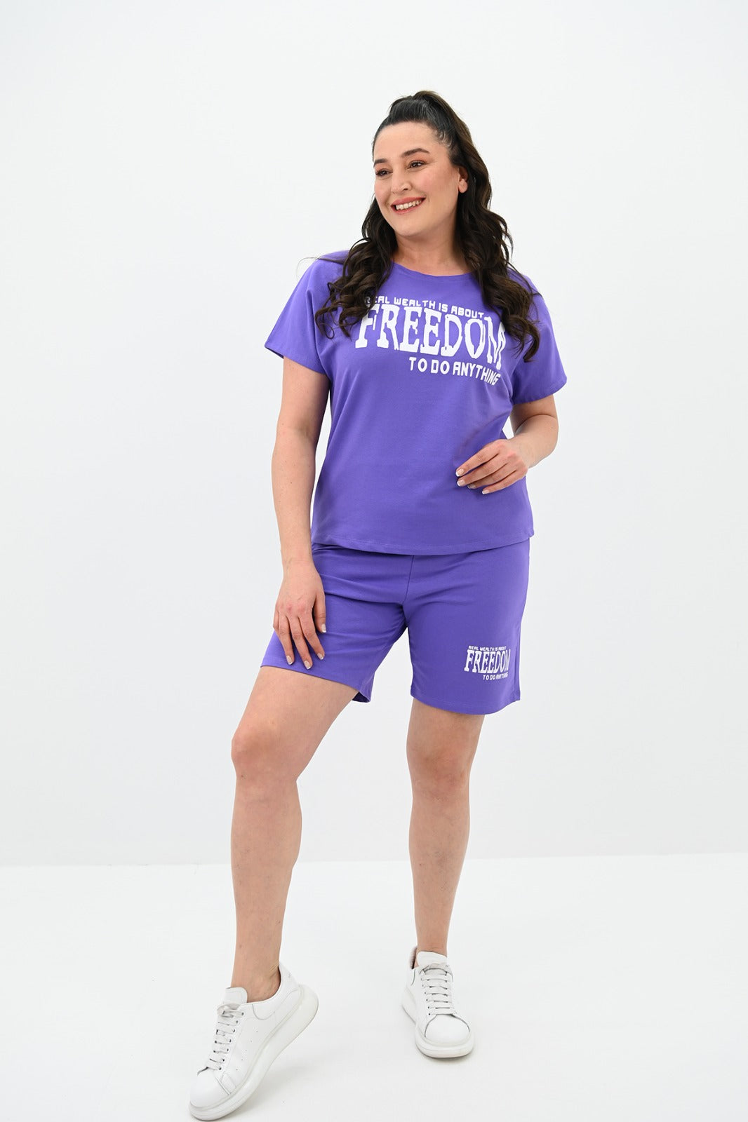Dres damski plus size Freedom short 8092
