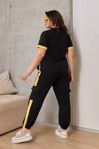 Trening dama marimi mari in doua culori 8109