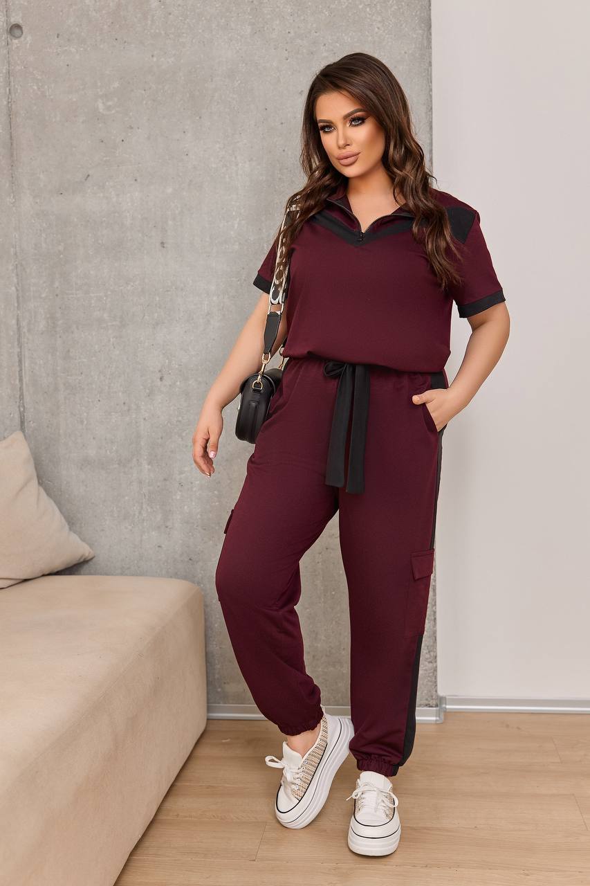 Trening dama marimi mari in doua culori 8109