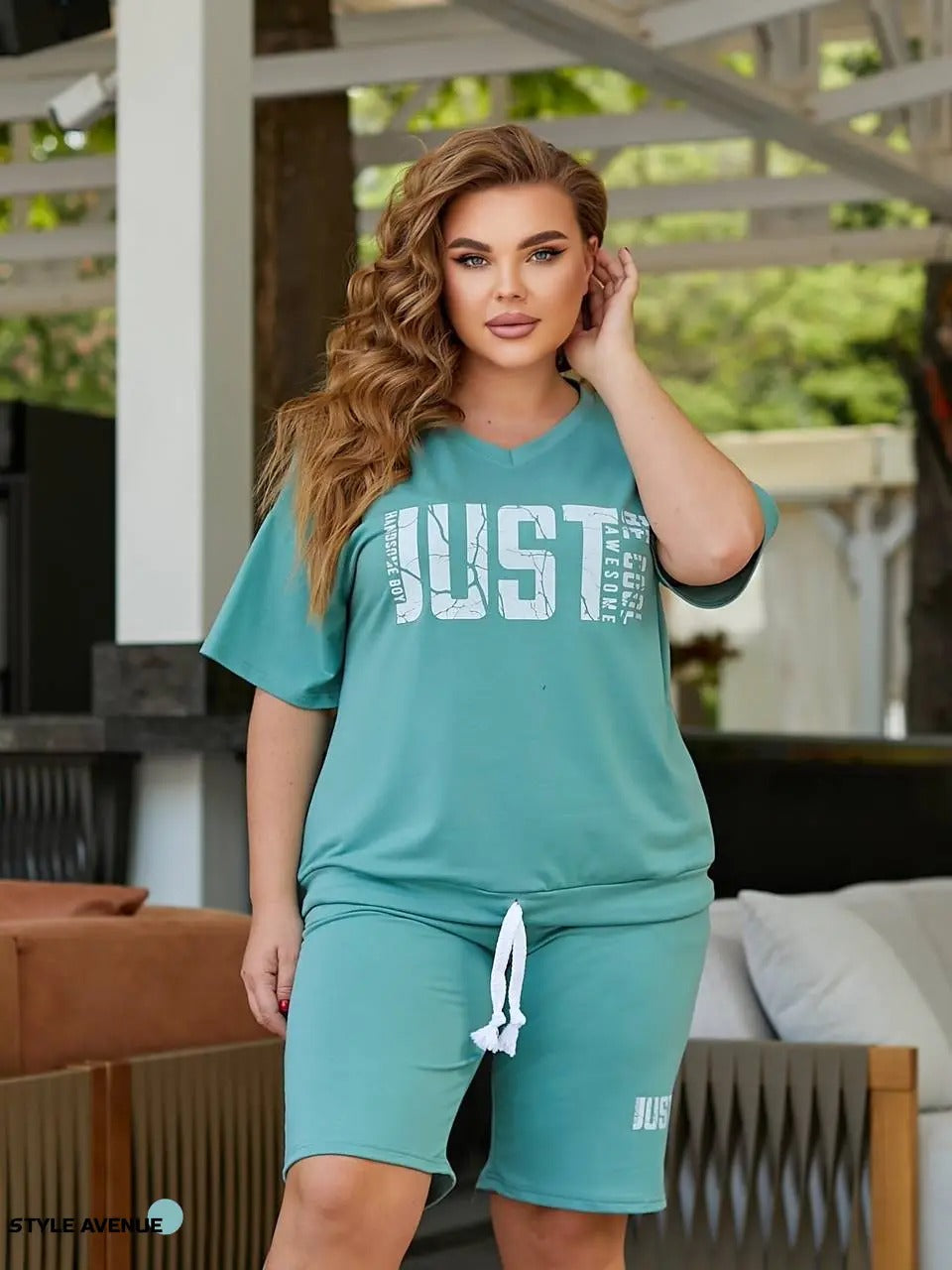 Garnitur damski plus size Just 8087