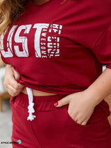 Garnitur damski plus size Just 8087