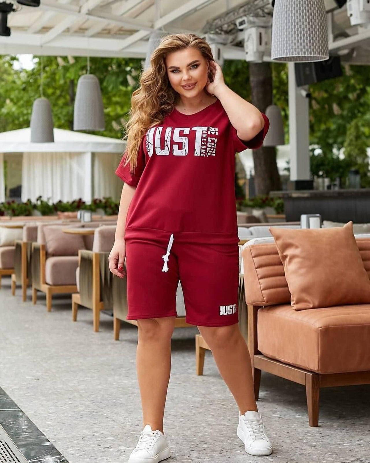 Garnitur damski plus size Just 8087