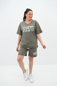 Garnitur damski plus size Just 8087