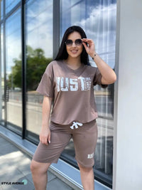 Garnitur damski plus size Just 8087
