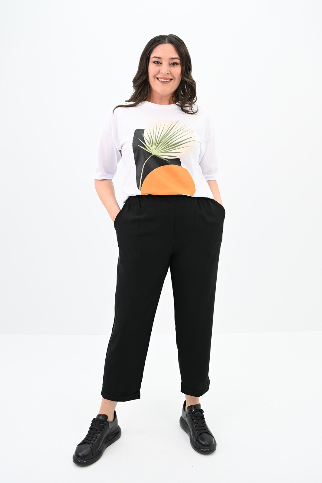 Strój damski plus size 8105