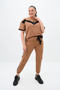 Trening dama marimi mari in doua culori 8109