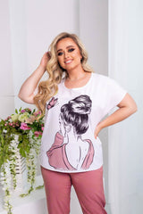 Dres damski duży rozmiar Lady 3800-23