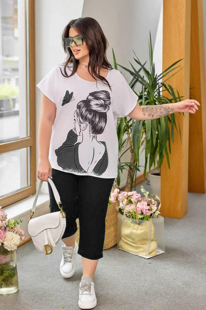 Dres damski duży rozmiar Lady 3800-23